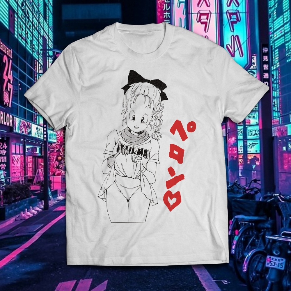Dragon Ball Bulma Manga Flashing Tee
